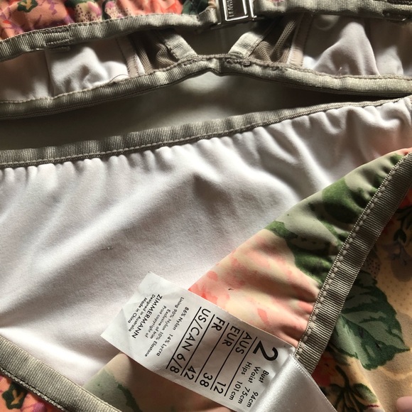 ✖️sold✖️Zimmermann Tri Floral teeny bikini - Picture 8 of 8